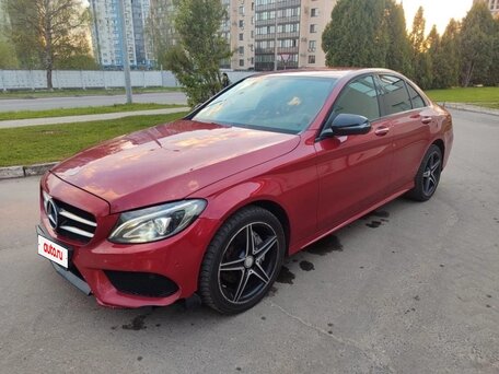 2017 Mercedes-Benz C-Класс 180 9G-TRONIC IV (W205), красный, 2050000 рублей, вид 3