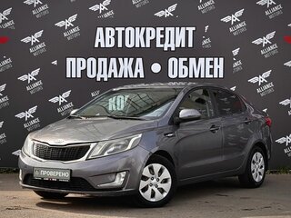 2012 Kia Rio III, серый, 655000 рублей, вид 3