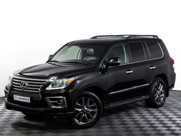 2012 Lexus LX 570 III Рестайлинг, чёрный, 4300000 рублей - вид 24