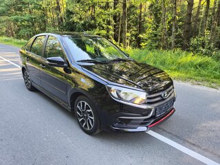 2024 Lada (ВАЗ) Granta Sportline I Рестайлинг, чёрный, 1070000 рублей, вид 1