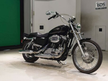 2009 Harley-Davidson Sportster 1200, чёрный, 727000 рублей, вид 3