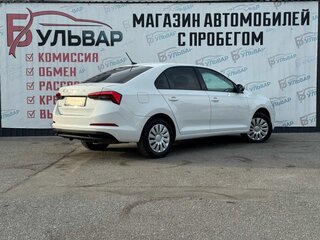 2021 Skoda Rapid II, белый, 1266000 рублей, вид 4