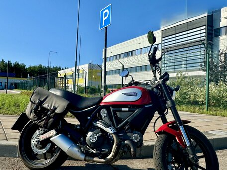 2015 Ducati Scrambler 800, красный, 850000 рублей, вид 1
