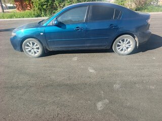 2006 Mazda 3 I (BK) Рестайлинг, синий, 520000 рублей, вид 4
