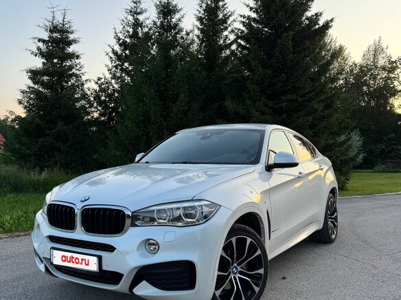 2019 BMW X6 30d II (F16), белый, 3990000 рублей