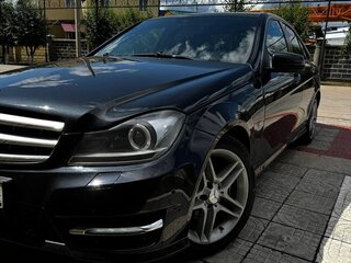 2012 Mercedes-Benz C-Класс 180 BlueEFFICIENCY III (W204) Рестайлинг, чёрный, 1300000 рублей, вид 3