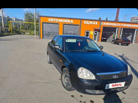 2011 Lada (ВАЗ) Priora I, чёрный, 300000 рублей - вид 6