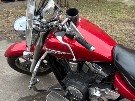 2012 Yamaha XVS1300, красный, 740000 рублей, вид 4