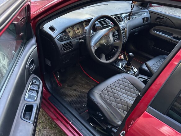2005 Mitsubishi Lancer IX Рестайлинг, красный, 250000 рублей - вид 6