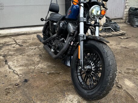 2021 Harley-Davidson Forty-Eight, синий, 1400000 рублей, вид 3