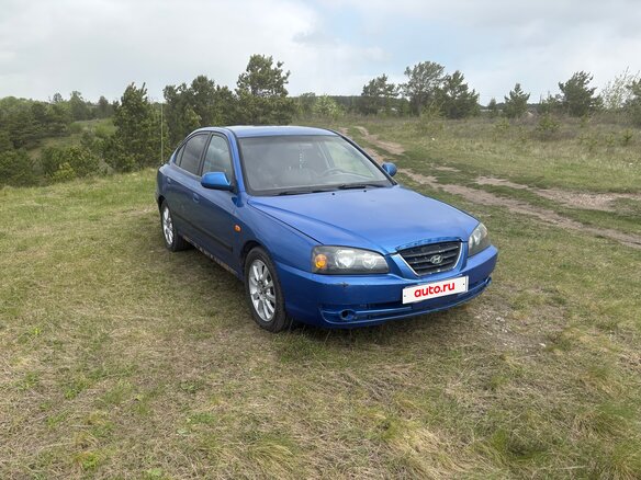 2003 Hyundai Elantra III (XD2) Рестайлинг, синий, 300000 рублей - вид 3