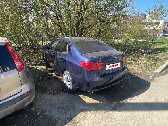 2007 Hyundai Elantra IV (HD), синий, 250000 рублей - вид 3