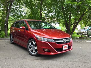 2010 Honda Stream II Рестайлинг, красный, 1150000 рублей, вид 3