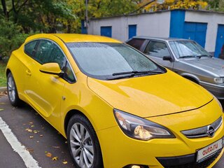 2013 Opel Astra GTC J Рестайлинг, жёлтый, 1550000 рублей, вид 2