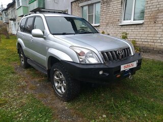 2008 Toyota Land Cruiser Prado 4-speed 120 Series Рестайлинг, серебристый, 2450000 рублей, вид 2