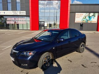 2008 Mazda 3 4-speed I (BK) Рестайлинг, синий, 480000 рублей, вид 3