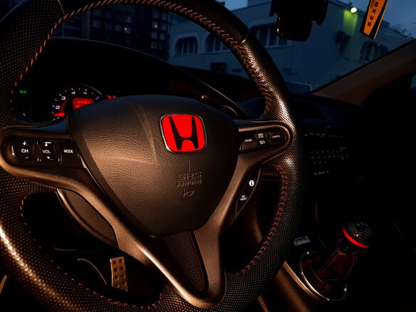 2008 Honda Civic Type R VIII Рестайлинг, синий - вид 2