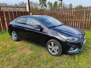 2020 Hyundai Solaris II, чёрный, 1490000 рублей, вид 2
