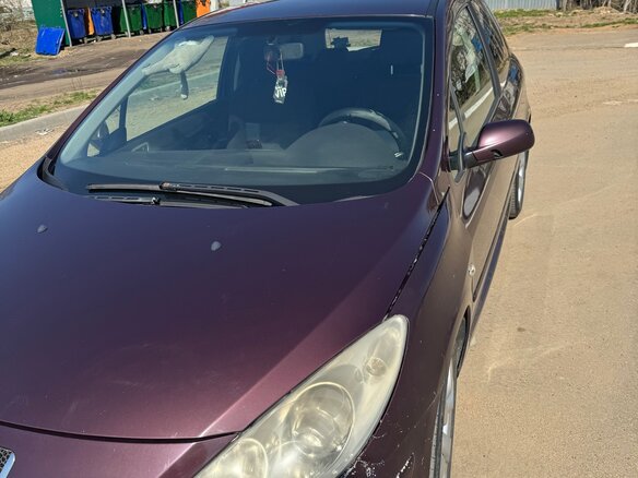 2006 Peugeot 307 I Рестайлинг, фиолетовый, 315000 рублей - вид 5