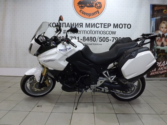 2008 Triumph Tiger 1050, белый - вид 1