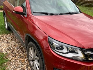2012 Volkswagen Tiguan I Рестайлинг, красный, 1350000 рублей, вид 1