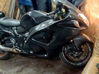 2009 Suzuki GSX 1300 R Hayabusa, чёрный, 900000 рублей, вид 3