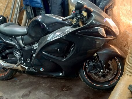 2009 Suzuki GSX 1300 R Hayabusa, чёрный, 900000 рублей, вид 3
