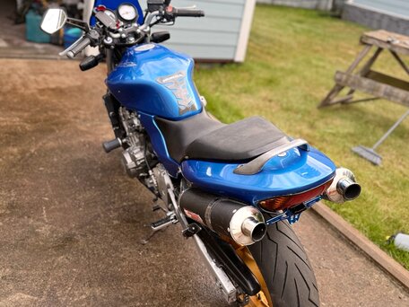 2000 Honda CB 600F Hornet, синий, 395000 рублей, вид 4