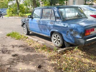 2006 Lada (ВАЗ) 2107, синий, 200000 рублей, вид 5