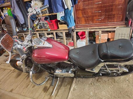1995 Kawasaki VN800 Vulcan, пурпурный, 350000 рублей, вид 1