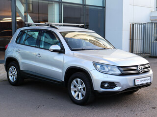 2013 Volkswagen Tiguan I Рестайлинг, серебристый, 1050000 рублей, вид 3