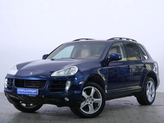 2008 Porsche Cayenne I Рестайлинг (957), синий, 1089000 рублей, вид 3