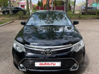 2016 Toyota Camry VII (XV50) Рестайлинг, чёрный, 2000000 рублей, вид 2