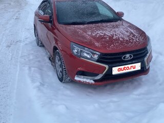2019 Lada (ВАЗ) Vesta I, красный, 1050000 рублей, вид 2