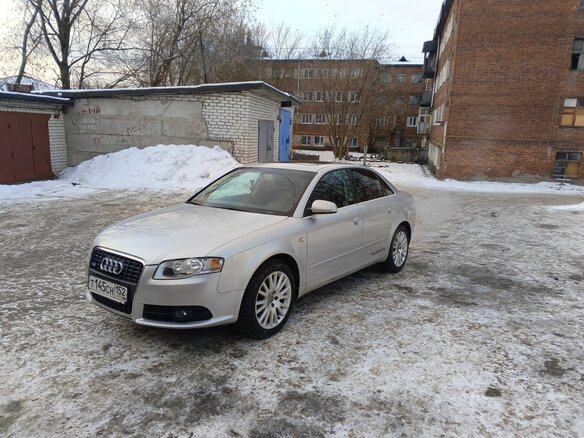 2005 Audi A4 III (B7), серебристый, 1300000 рублей - вид 7