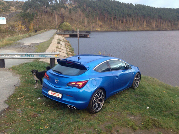 2012 Opel Astra OPC J, синий - вид 7