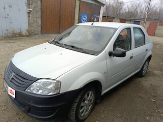 2013 Renault Logan I Рестайлинг, белый, 410000 рублей, вид 1