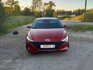 2021 Hyundai Elantra VII (CN7), красный, 2350000 рублей, вид 2