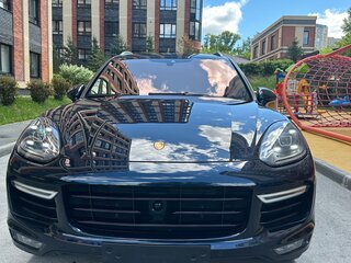 2014 Porsche Cayenne Turbo II Рестайлинг (958), синий, 4850000 рублей, вид 4
