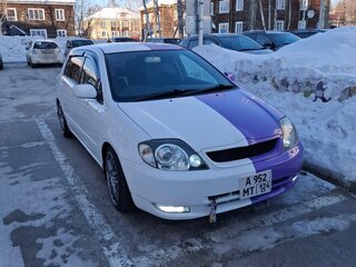 2002 Toyota Corolla Runx IX (E120, E130), белый, 760000 рублей, вид 3