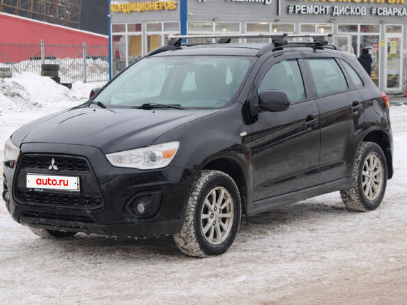 2015 Mitsubishi ASX I Рестайлинг, чёрный, 1170000 рублей - вид 5