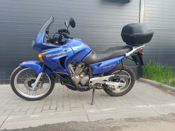 2002 Honda XL650V Transalp, синий, 380000 рублей