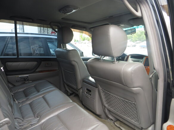 2004 Toyota Land Cruiser 100 Series Рестайлинг 1, чёрный - вид 4