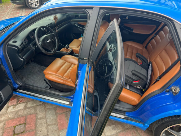 1998 Audi S4 I (B5), голубой, 1199000 рублей - вид 9
