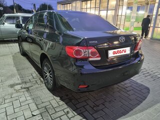 2010 Toyota Corolla X (E140, E150) Рестайлинг, чёрный, 1140000 рублей, вид 5