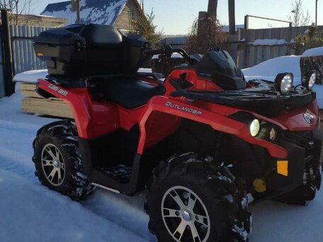 2012 BRP Can-Am Outlander MAX 500, красный, 840000 рублей, вид 4