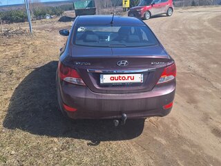 2011 Hyundai Solaris I, фиолетовый, 695000 рублей, вид 5