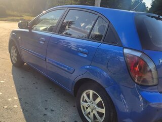 2010 Kia Rio II Рестайлинг, синий, 490000 рублей, вид 4