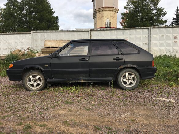 2007 Lada (ВАЗ) 2114, чёрный - вид 3
