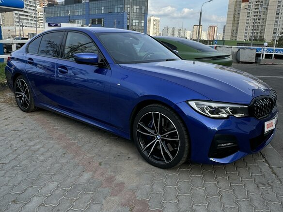 2018 BMW 3 серии 320d xDrive VII (G2x), синий, 3490000 рублей - вид 12